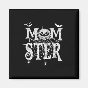 Momster Funy Halloween für Mama Monster Pumpkin-Ma Magnet