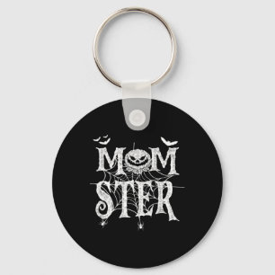 Momster Funy Halloween für Mama Monster Pumpkin-Ma Schlüsselanhänger