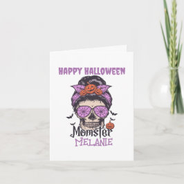 Momster Halloween-Geschenk für Mama Feiertagskarte