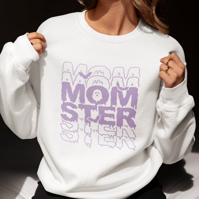 Momster Halloween Mama Funny Fall Sweatshirt (Von Creator hochgeladen)