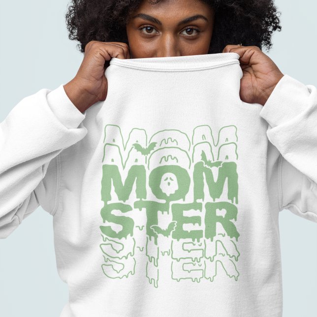 Momster Halloween Mama Funny Fall Sweatshirt (Von Creator hochgeladen)