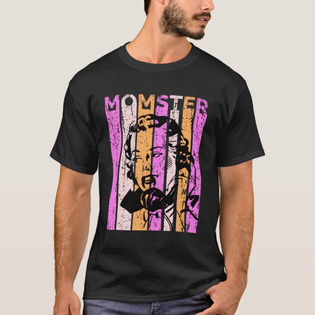 Momster Halloween Mamas im Stil der 50er Jahre Od- T-Shirt (Vorderseite)