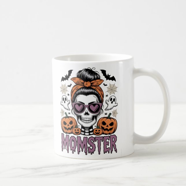 Momster Halloween Mug – Funny Mom Coffee Cup  Kaffeetasse (Rechts)
