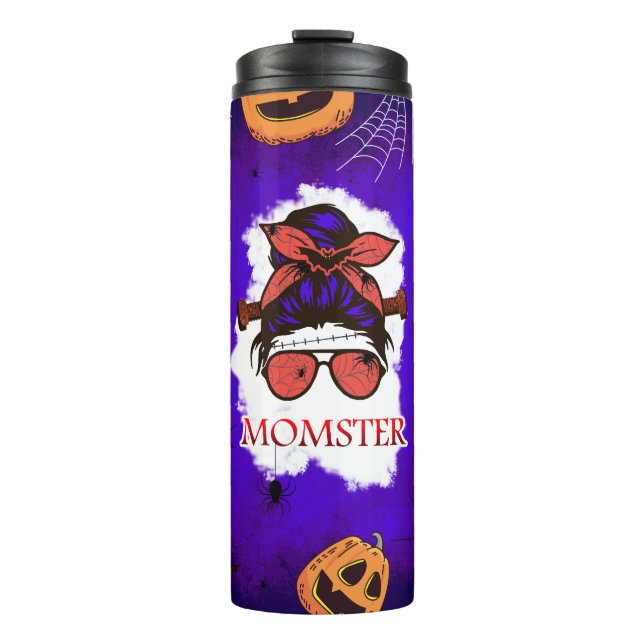 Momster Halloween Thermosbecher (Vorderseite)