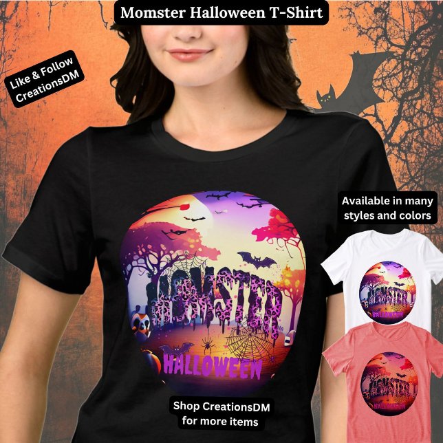 Momster Halloween Tri-Blend Shirt (Von Creator hochgeladen)