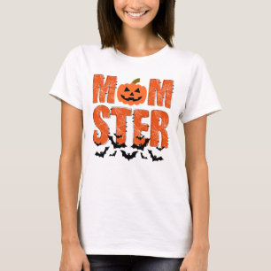 Momster Mama Funny Halloween T-Shirt