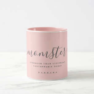 MOMSTER MAMA LEBEN STÄRKER ALS GESTERN KAFFEE TASSE