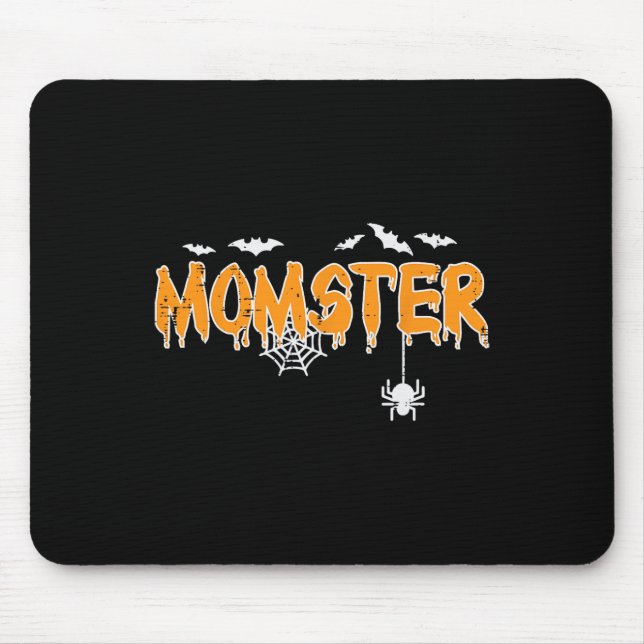 Momster Mama Mommy Matching Family Halloween Costu Mousepad (Vorne)
