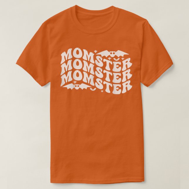 Momster Mama Mommy Monster Kostüm Easy Mother Hall T-Shirt (Design vorne)