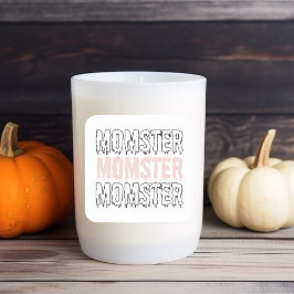 "Momster Pink Halloween Sticker - Niedlich & Spook