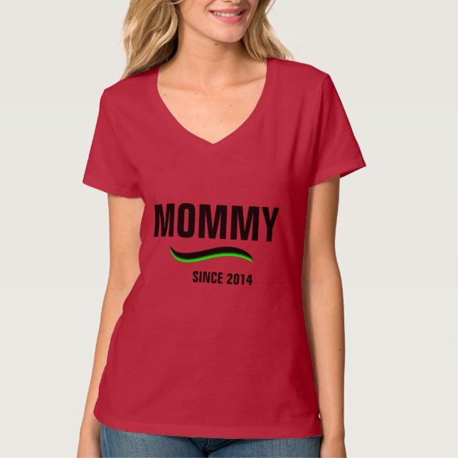 MOMY seit 2014 T-Shirt (Vorderseite)