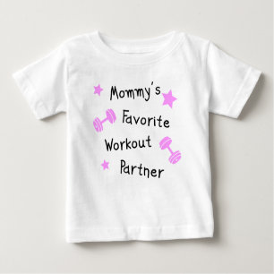 MOMYs beliebter Workout-Partner Baby T-shirt