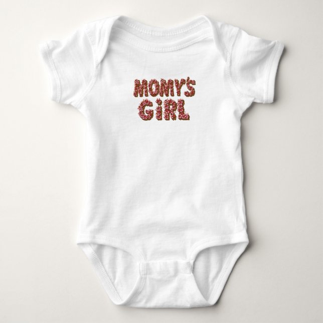 Momys Girl Baby Bodysuit Baby Strampler (Vorderseite)