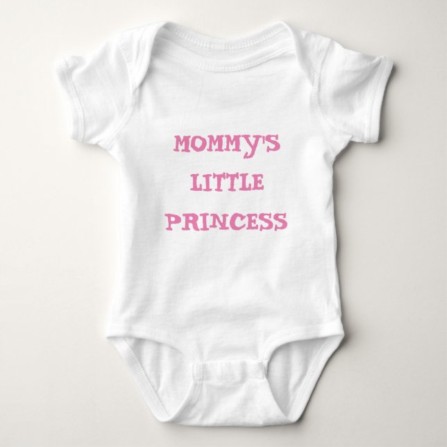 MOMYS KLEINE PRINZESS BABY STRAMPLER (Vorderseite)