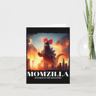Momzilla Mutter der Monster Retro Vintage Mama Karte