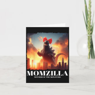 Momzilla Mutter der Monster Retro Vintage Mama Karte