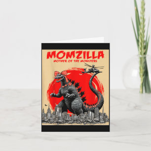 Momzilla Mutter der Monster Retro Vintage Mama Karte