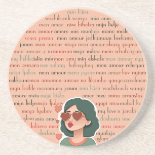 Mon Amour Getränkeuntersetzer