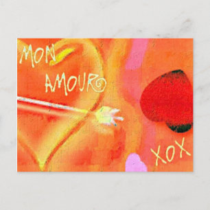 Mon Amour Postkarte