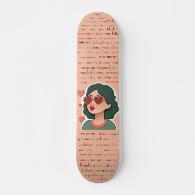 Mon Amour Skateboard (Vorne)