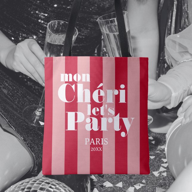 Mon Cherie Let's Party Cherry Red Bold Stripe (Von Creator hochgeladen)