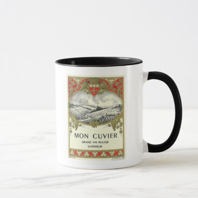 Mon Cuvier WeinetikettEuropa Tasse (Rechts)