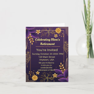 Mon feiert Lila Goldakzente für seine Zurückhaltun Einladung