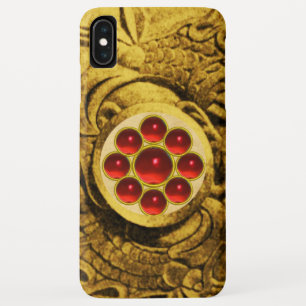 MON GEM Gold Red Ruby Gemstones Case-Mate iPhone Hülle