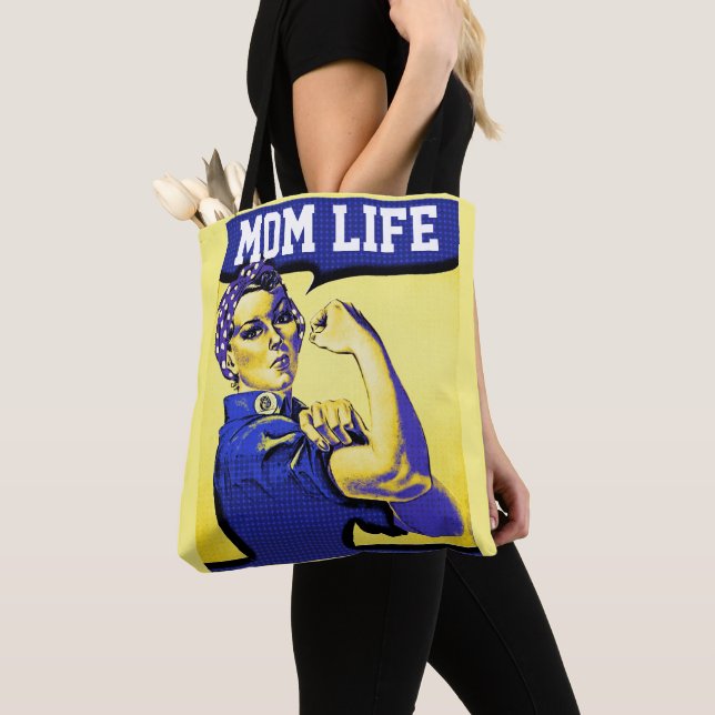 MON LIFE ROSIE DEN RIVETER TOTE BAG PURT (Von Nahem)