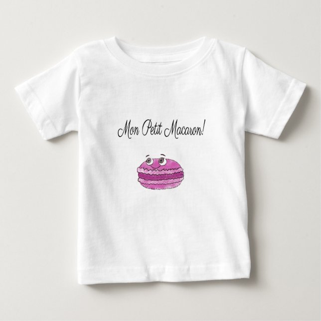 Mon Petit Macaron Baby T-shirt (Vorderseite)