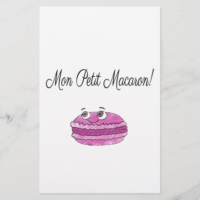 Mon Petit Macaron Briefpapier (Vorderseite)