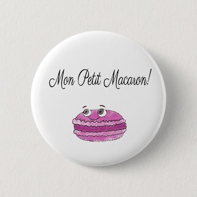 Mon Petit Macaron Button (Vorderseite)