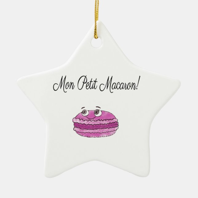 Mon Petit Macaron Keramikornament (Vorne)