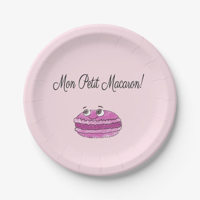 Mon Petit Macaron Pappteller (Vorderseite)