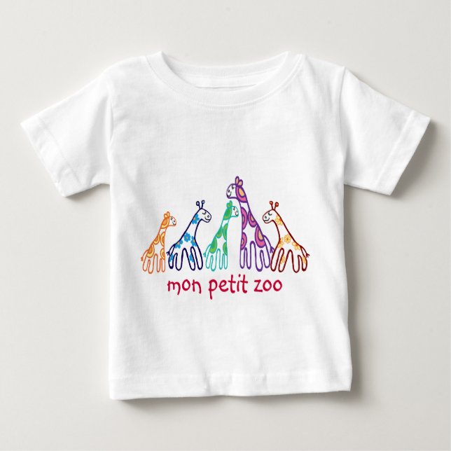 mon Petit Zoo Baby T-shirt (Vorderseite)