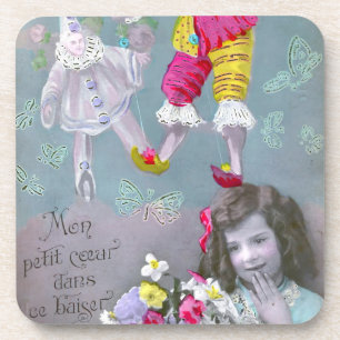 Mon petite coeur dans ce baiser 2 getränkeuntersetzer