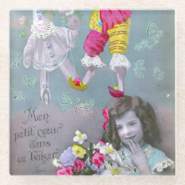 Mon petite coeur dans ce baiser 2 glasuntersetzer