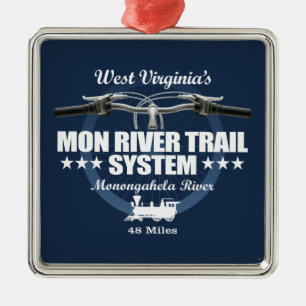 Mon River Trail (H2) Ornament Aus Metall