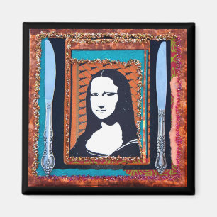 Mona-Abendessen-Party-Magnet Magnet