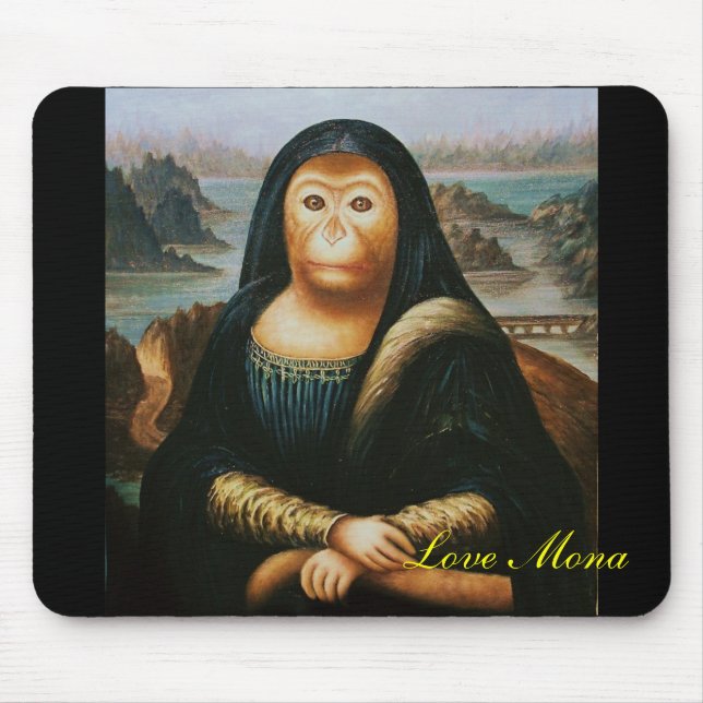 Mona-Affe Mousepad (Vorne)