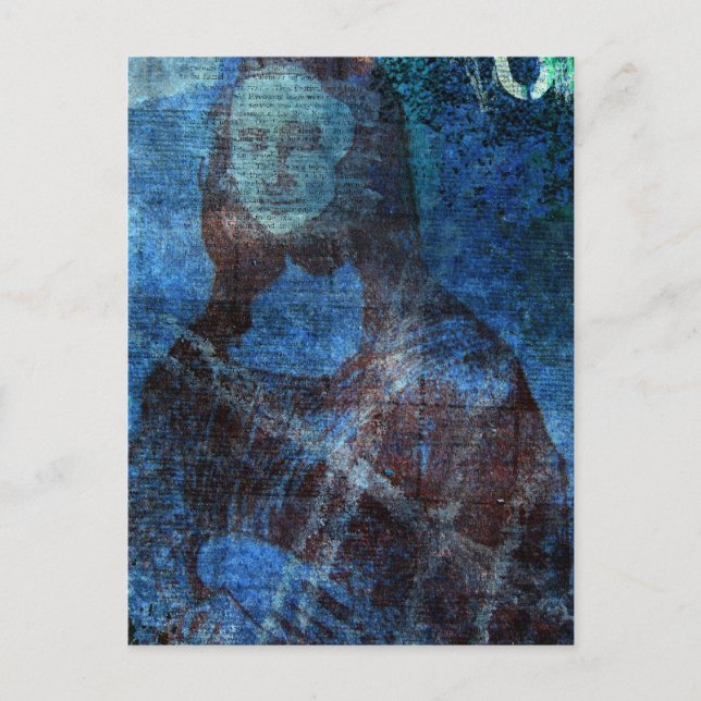 Mona Blues Postkarte (Vorderseite)