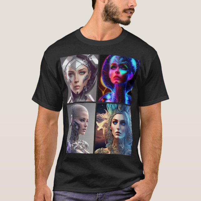 MONA CYBORG 4 T-Shirt (Vorderseite)