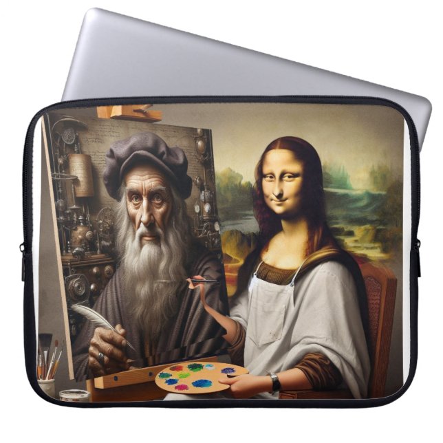Mona Do da Vinci Notebook-Fall Laptopschutzhülle (Vorderseite)