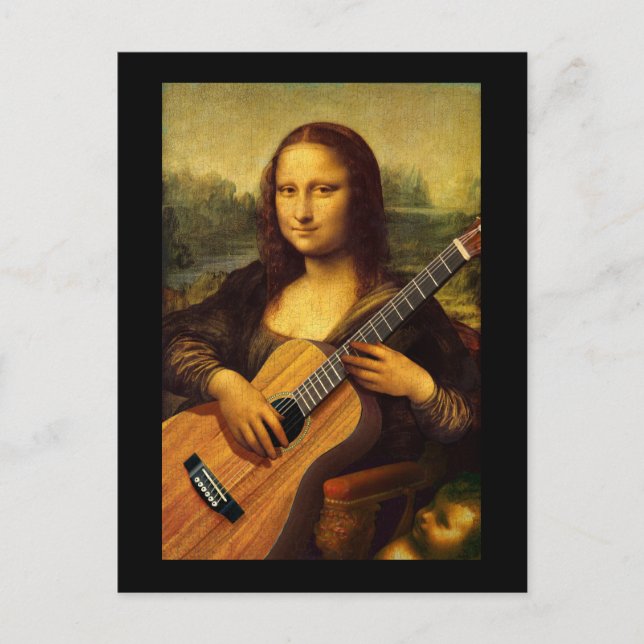Mona Guitar Postkarte (Vorderseite)