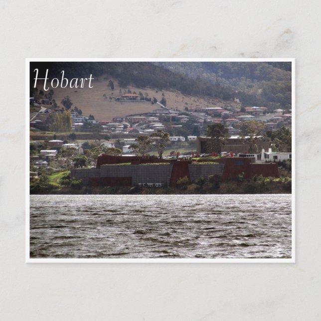 Mona Hobart Fluss Postkarte (Vorderseite)