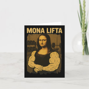 Mona Lifta Gym Workout Lustig Mona Lisa Fitness Vi Karte