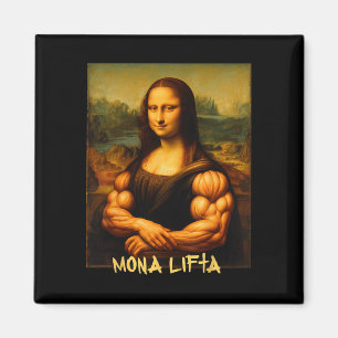 Mona Lifta Muscle Mona Lisa Bodybuilder Gym und Ar Magnet