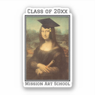 Mona Lisa Abschluss Sticker