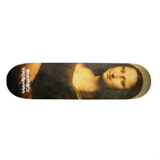 Mona Lisa, abstrakte Waffen Skateboard