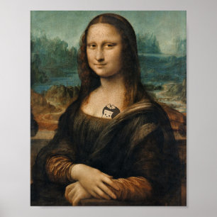 Mona Lisa, aktualisierte Printwerbung Poster
